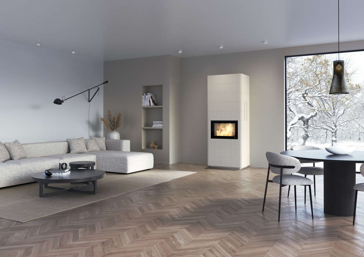 Nordpeis Wave F 3+2 lys Thermotte peisovn