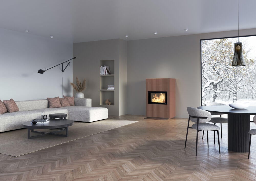 Nordpeis Wave F 2+2 lys Thermotte peisovn