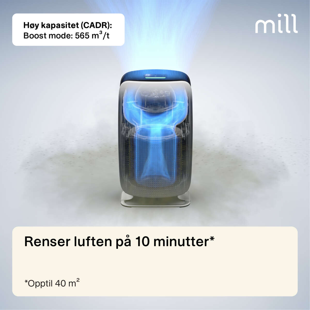 Mill Silent Pro luftrenser