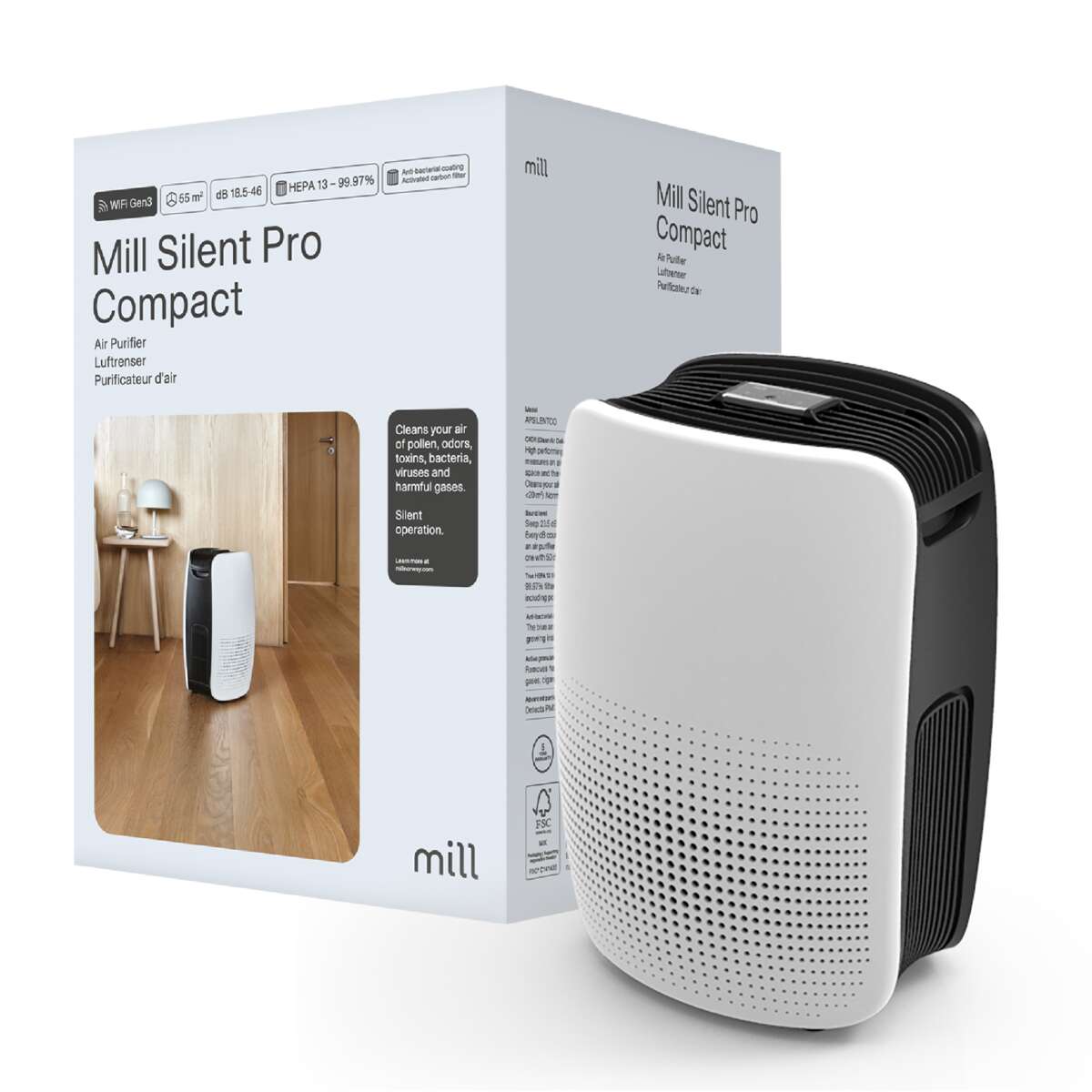 Mill Silent Pro Compact luftrenser