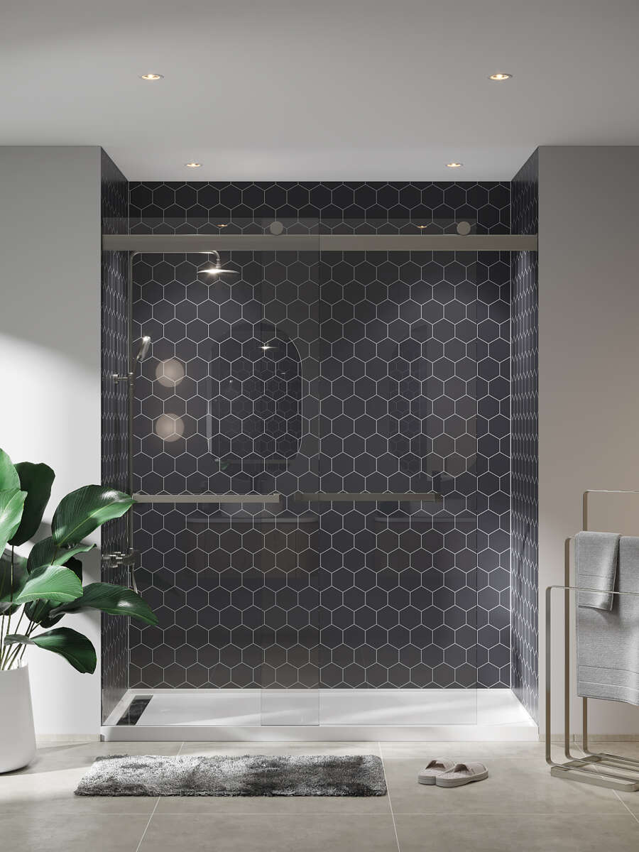 Fibo 2024M71 Black Baderomspanel 2-pk