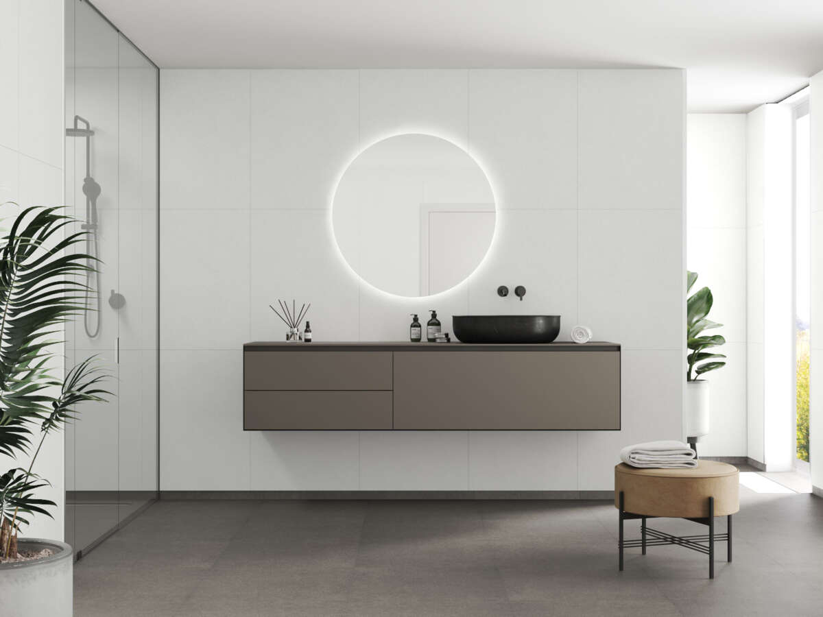 Fibo 7616 M6080 Moonstone Baderomspanel 2-pk