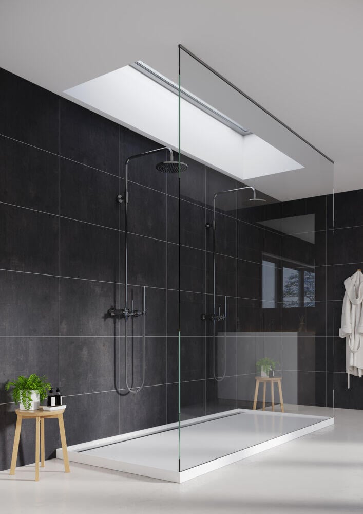 Fibo 8056 M6040 Lentini Dark Baderomspanel 2-pk