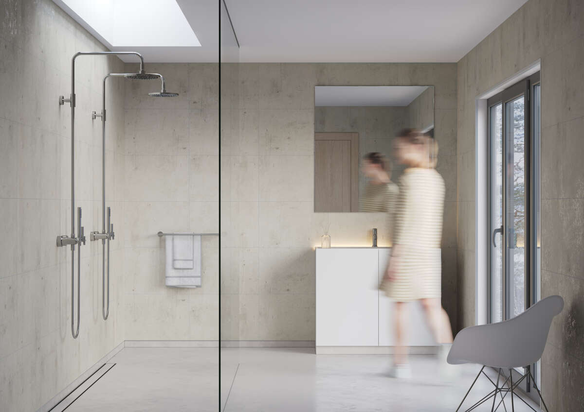 Fibo 8054 M6040 Lentini Light Baderomspanel 2-pk