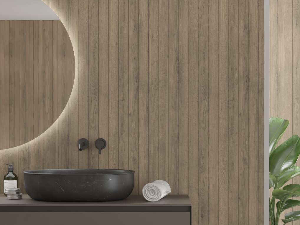 Fibo 2164 M0500 Pure Oak Baderomspanel 2-pk