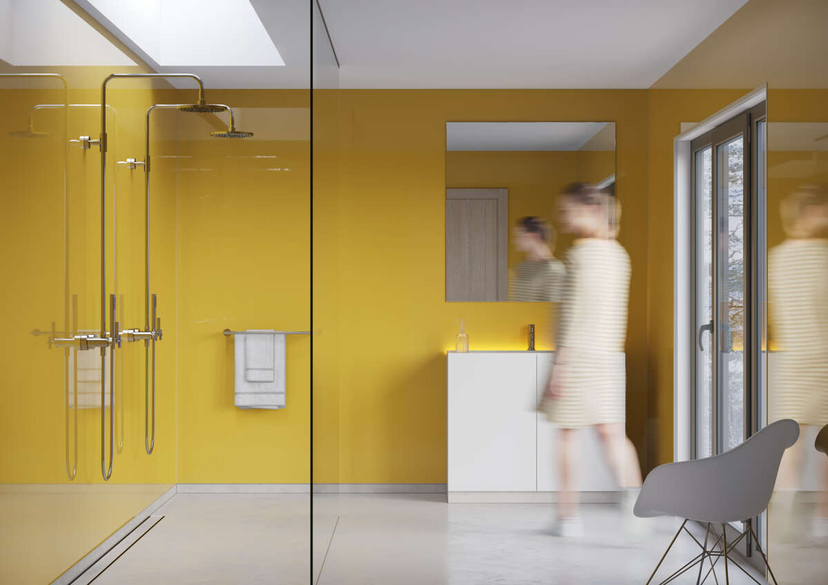 Fibo 5223 F00 Yellow Baderomspanel 2-pk