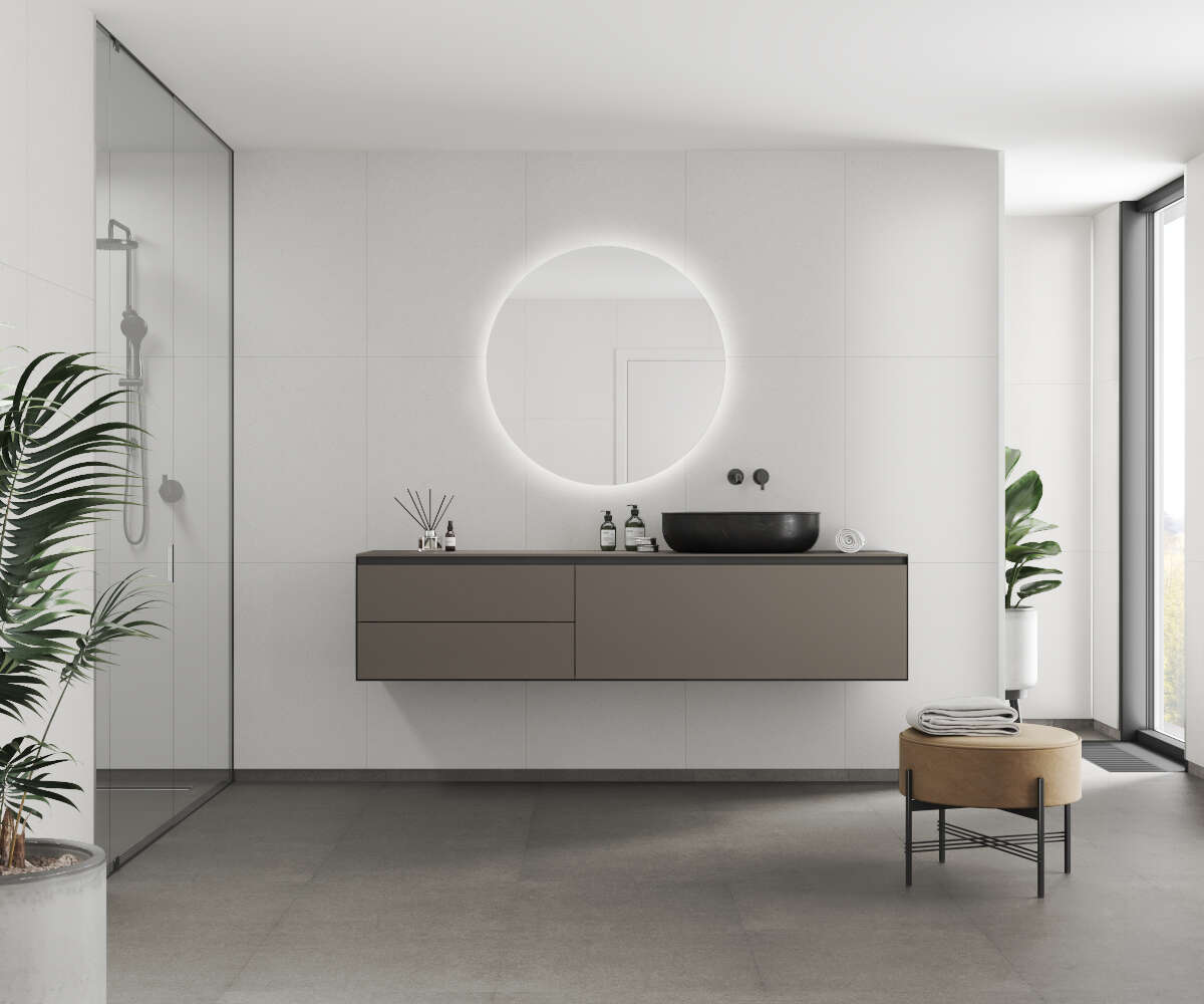 Fibo 4001 M6080 Terrazzo Light Baderomspanel 2-pk