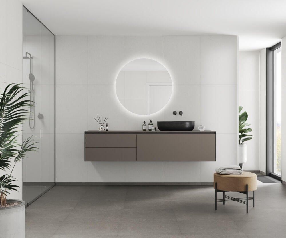 Fibo 4001 M6080 Terrazzo Light Baderomspanel 2-pk