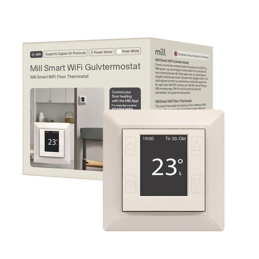 Mill Smart WiFi gulvtermostat