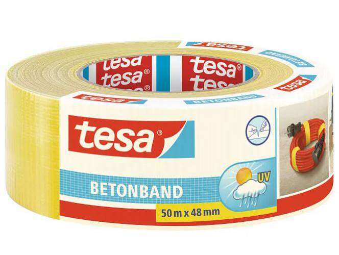 Tesa Betongtape Gul 50m x 48mm