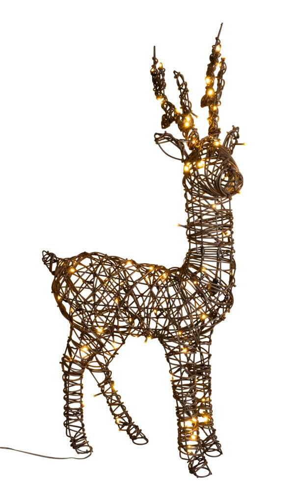 Hjort i kunstrotting LED-lys
