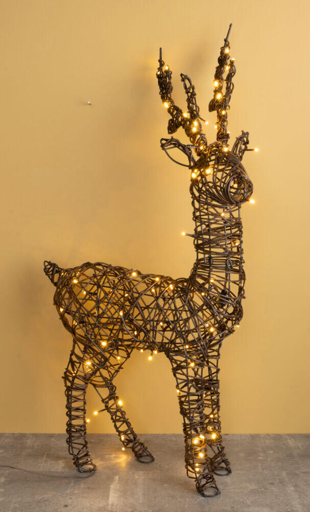 Hjort i kunstrotting LED-lys