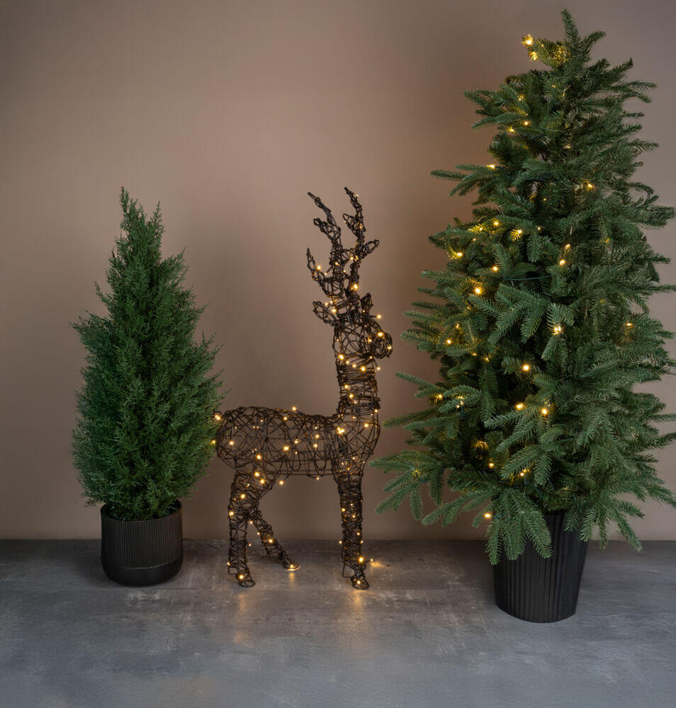 Hjort i kunstrotting LED-lys