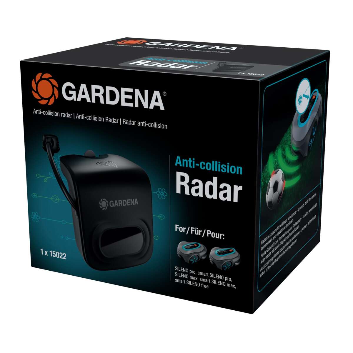 GARDENA Antikollisjonsradar SILENO robotgressklipper