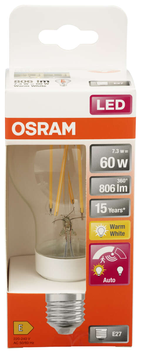 Osram LED Star Classic A pære med sensor
