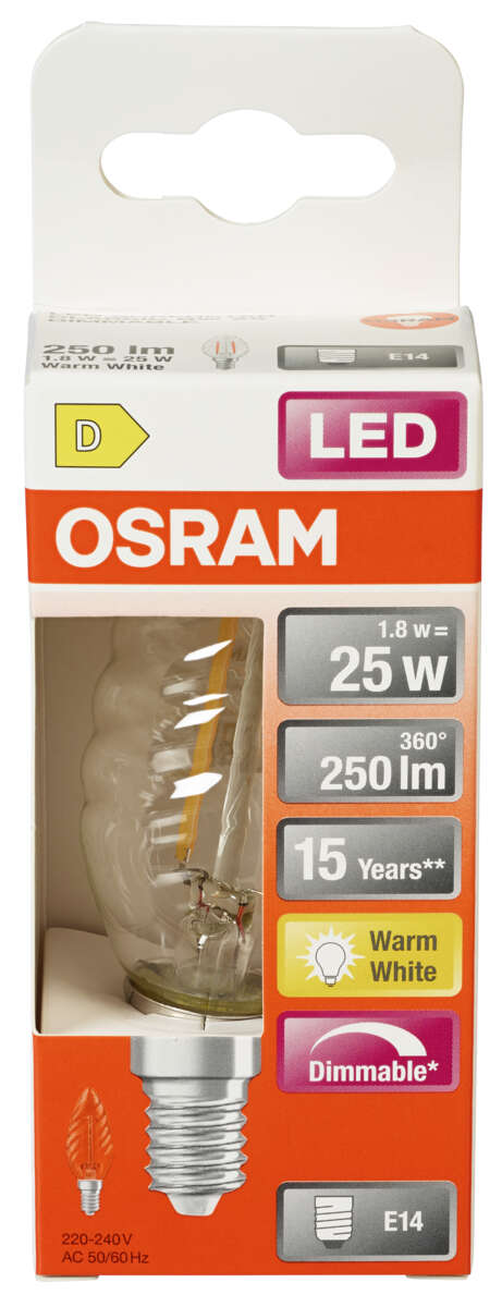 OSRAM LED Retrofit Classic filamentpære