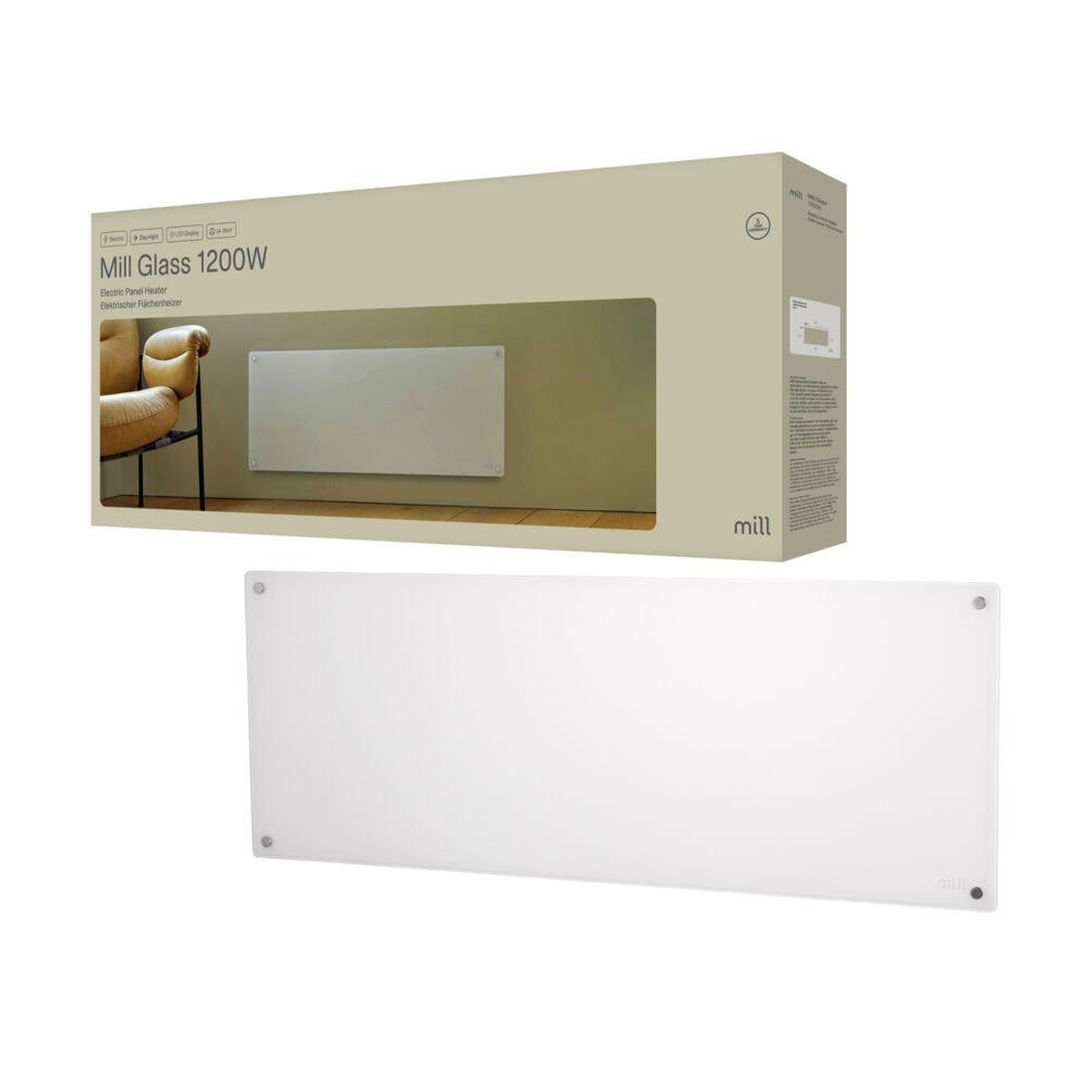 Mill Glass 1200W panelovn