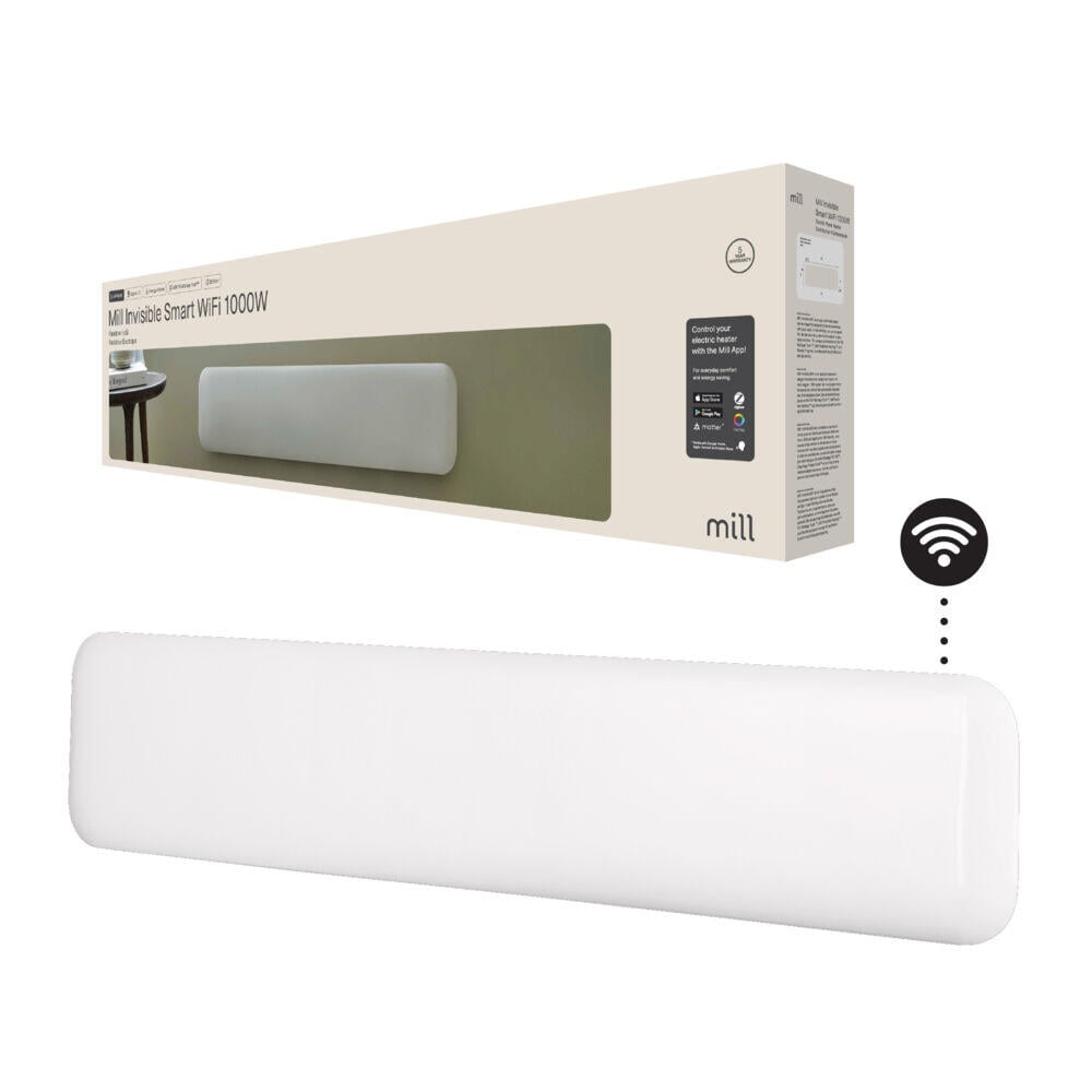 Mill Invisible Smart WiFi 1000W Gen. 4 panelovn