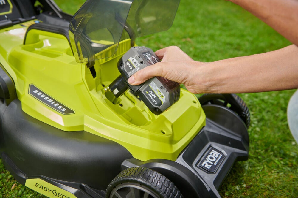 Ryobi ONE+ RY18LMX40-0 gressklipper u/batteri