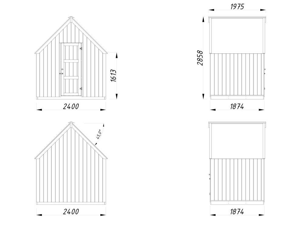Palmako Emilia bod 4 m²