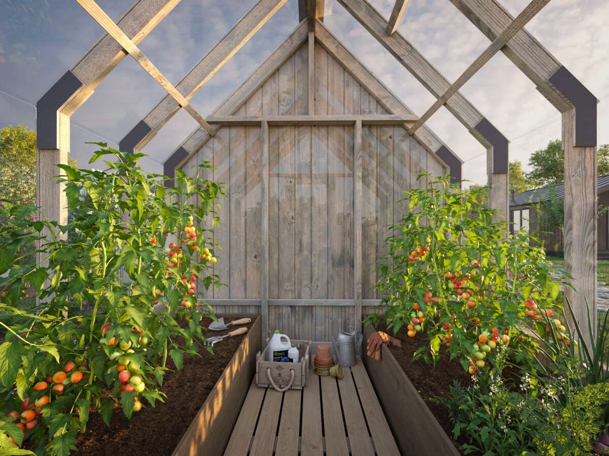 Palmako Emilia veksthus/hagestue 5,4 m²