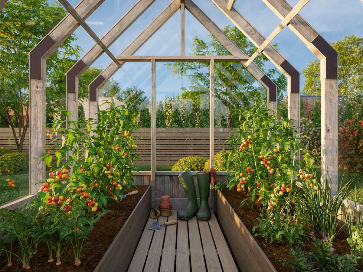 Palmako Emilia veksthus/hagestue 5,4 m²