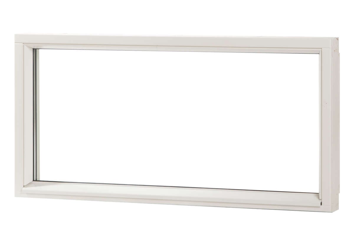 Natre fastkarm 2-lags glass (U 1,6) garasjevindu