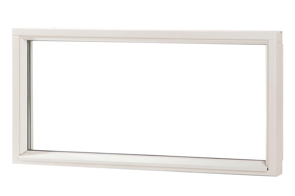 Natre fastkarm 2-lags glass (U 1,6) garasjevindu