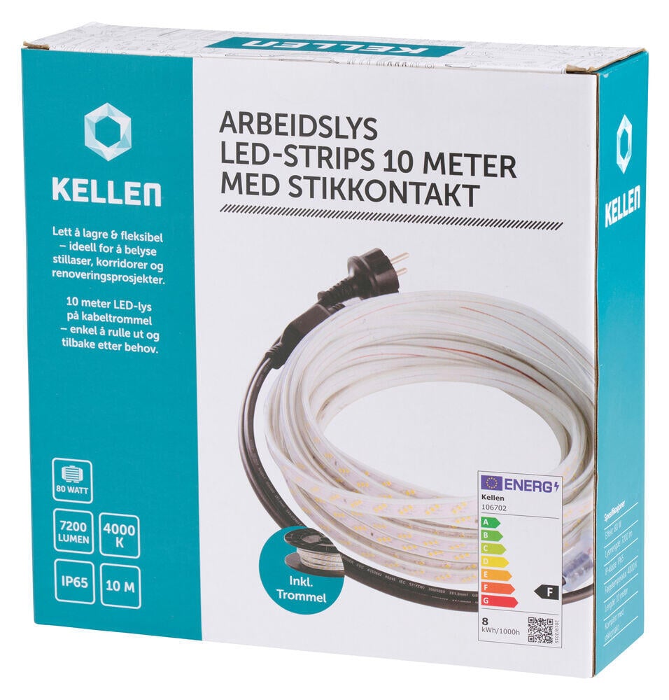 Kellen Arbeidslys LED-strips 10 m