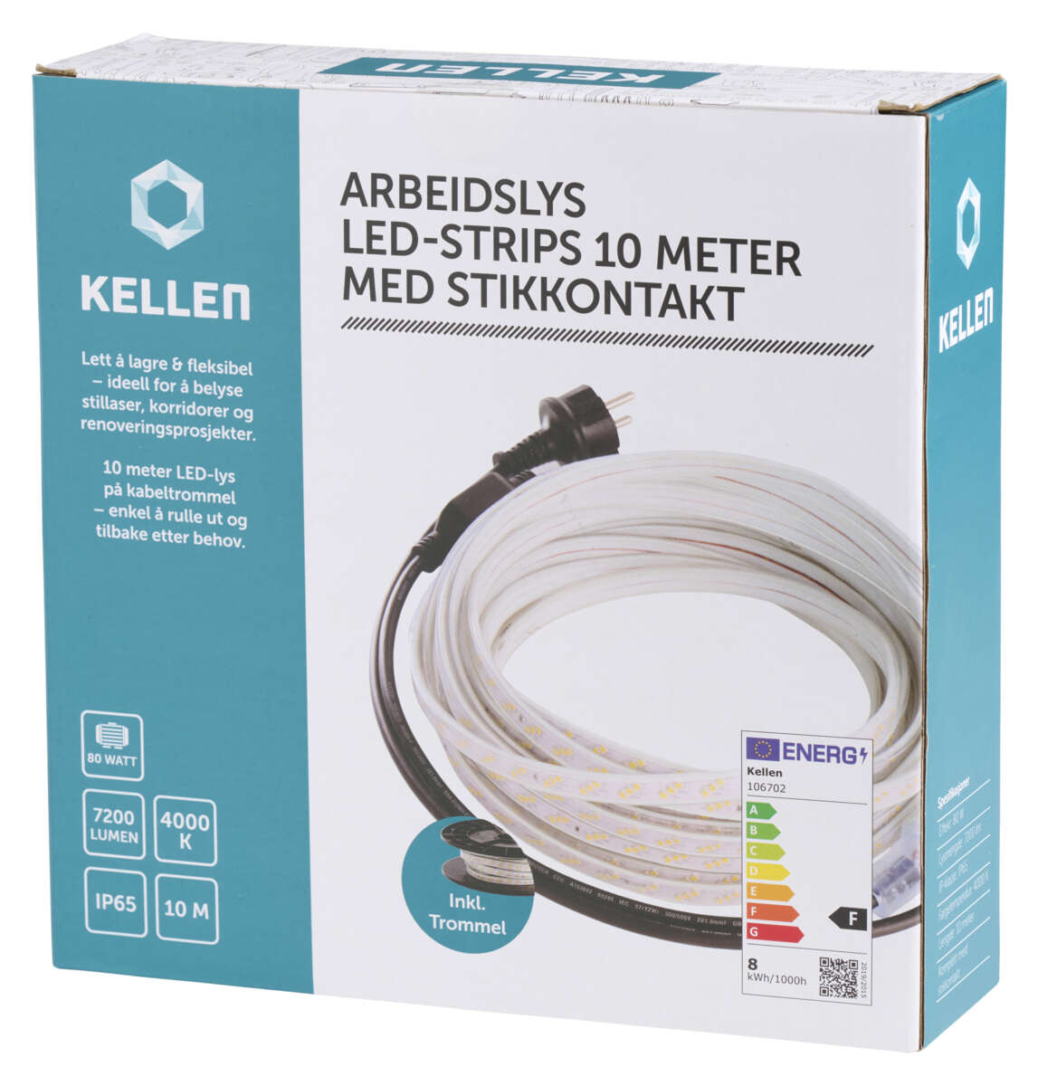 Kellen Arbeidslys LED-strips 10 m