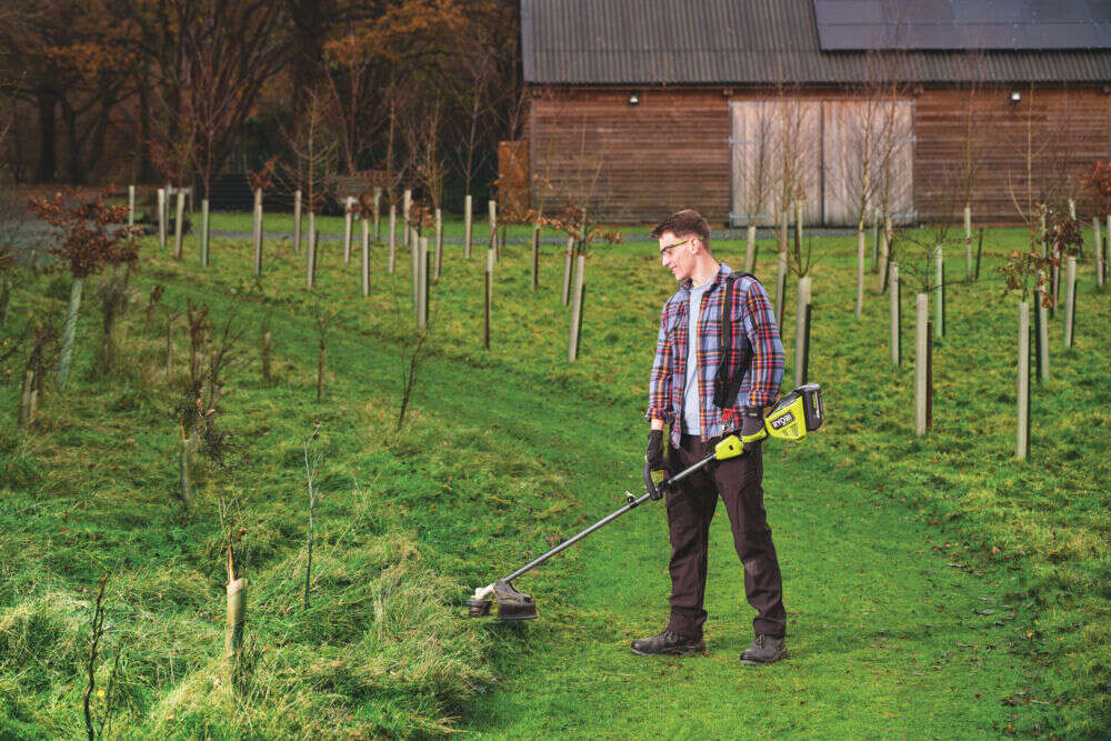 Ryobi RY36LTX40A-0 Max Power gresstrimmer u/batteri