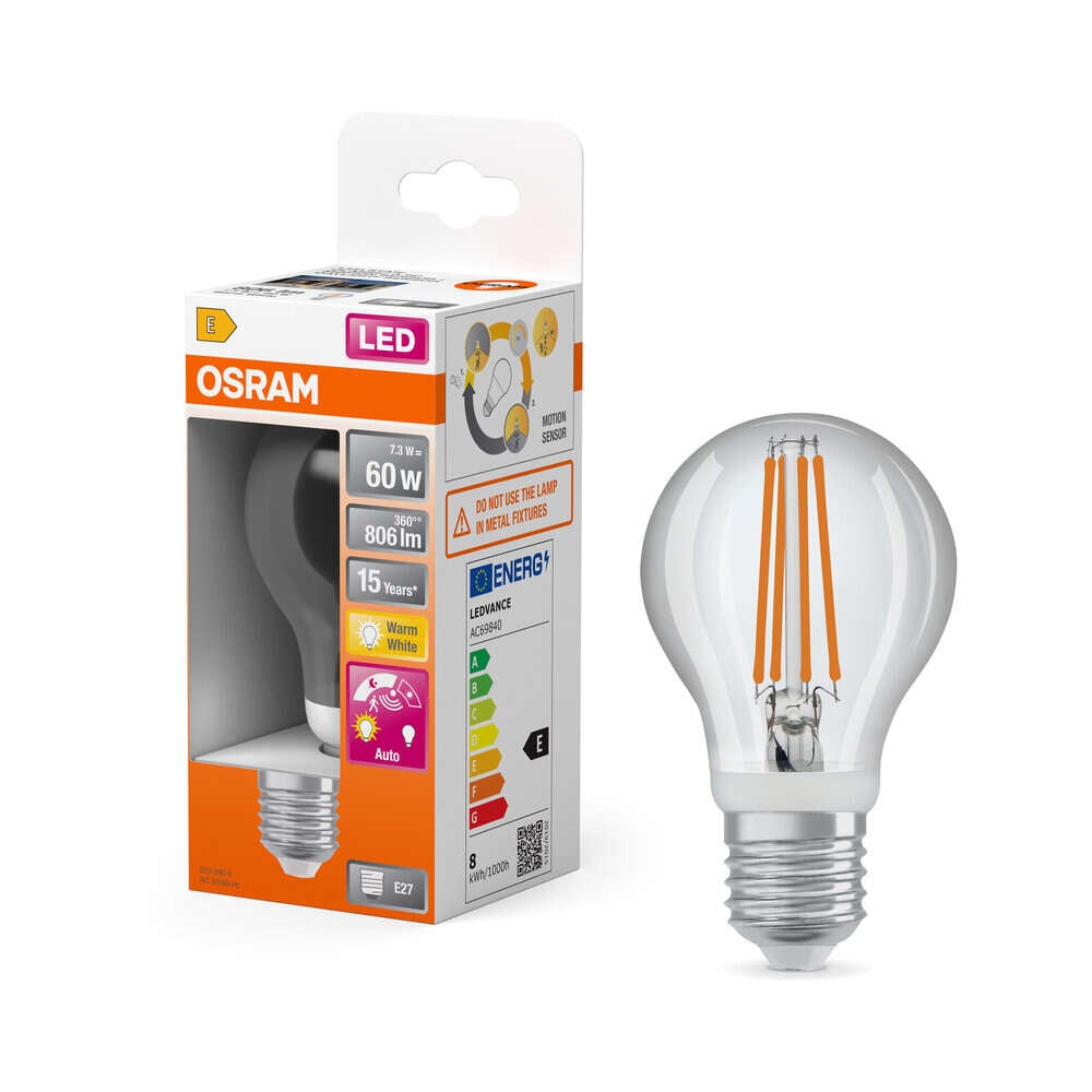 Osram LED Star Classic A pære med sensor
