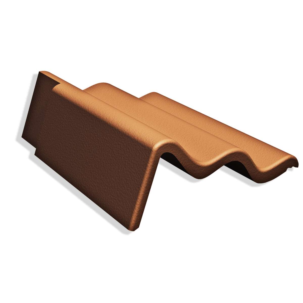 Benders Palema Candor venstre terracottarød 110mm gavlstein