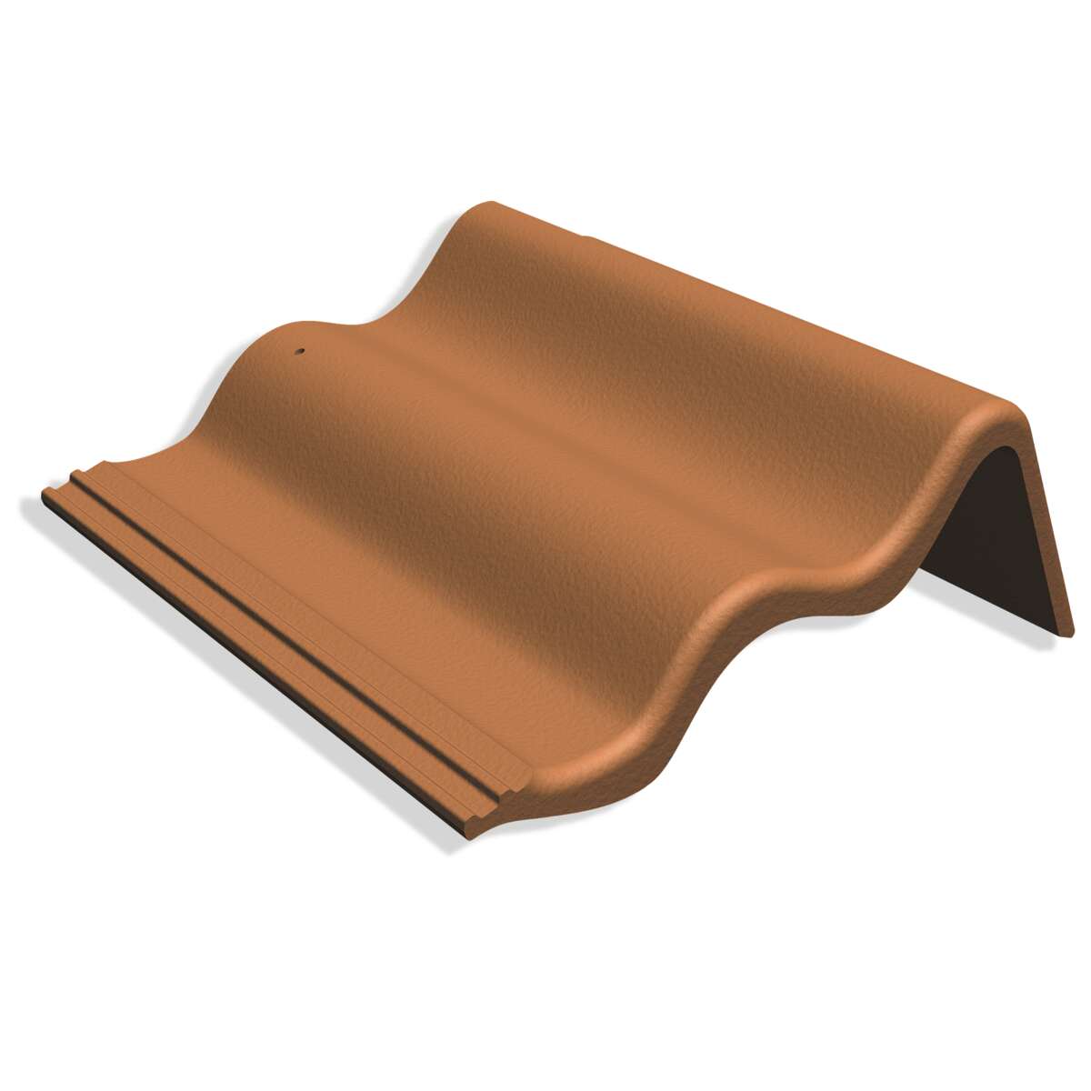 Benders Palema Benderit høyre teglrød 88mm gavlstein