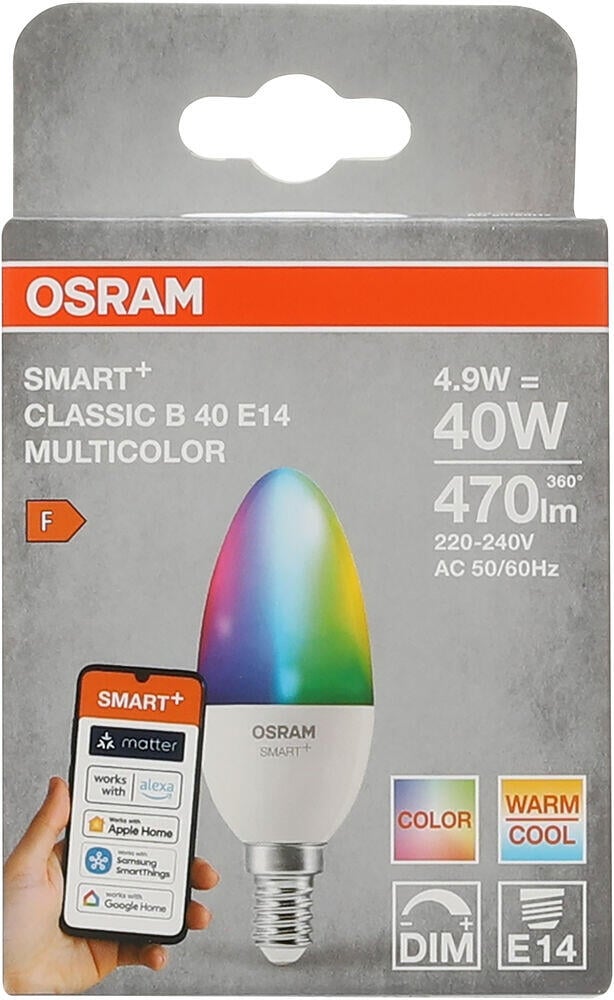 SMART+ MATTER Multicolor Classic B40 4.9W E14