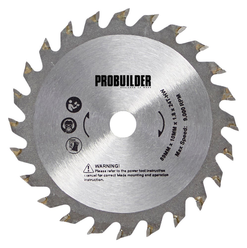 Sagblad TCT 89x10mm 24T for minidykksag