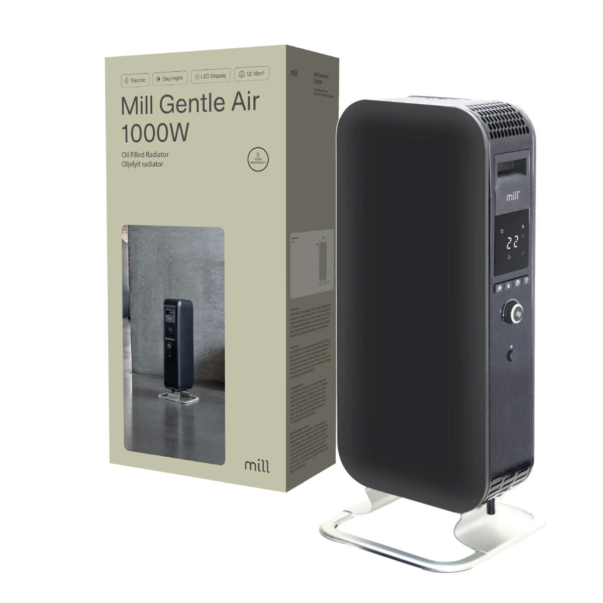 Mill Gente Air 1000W oljeovn