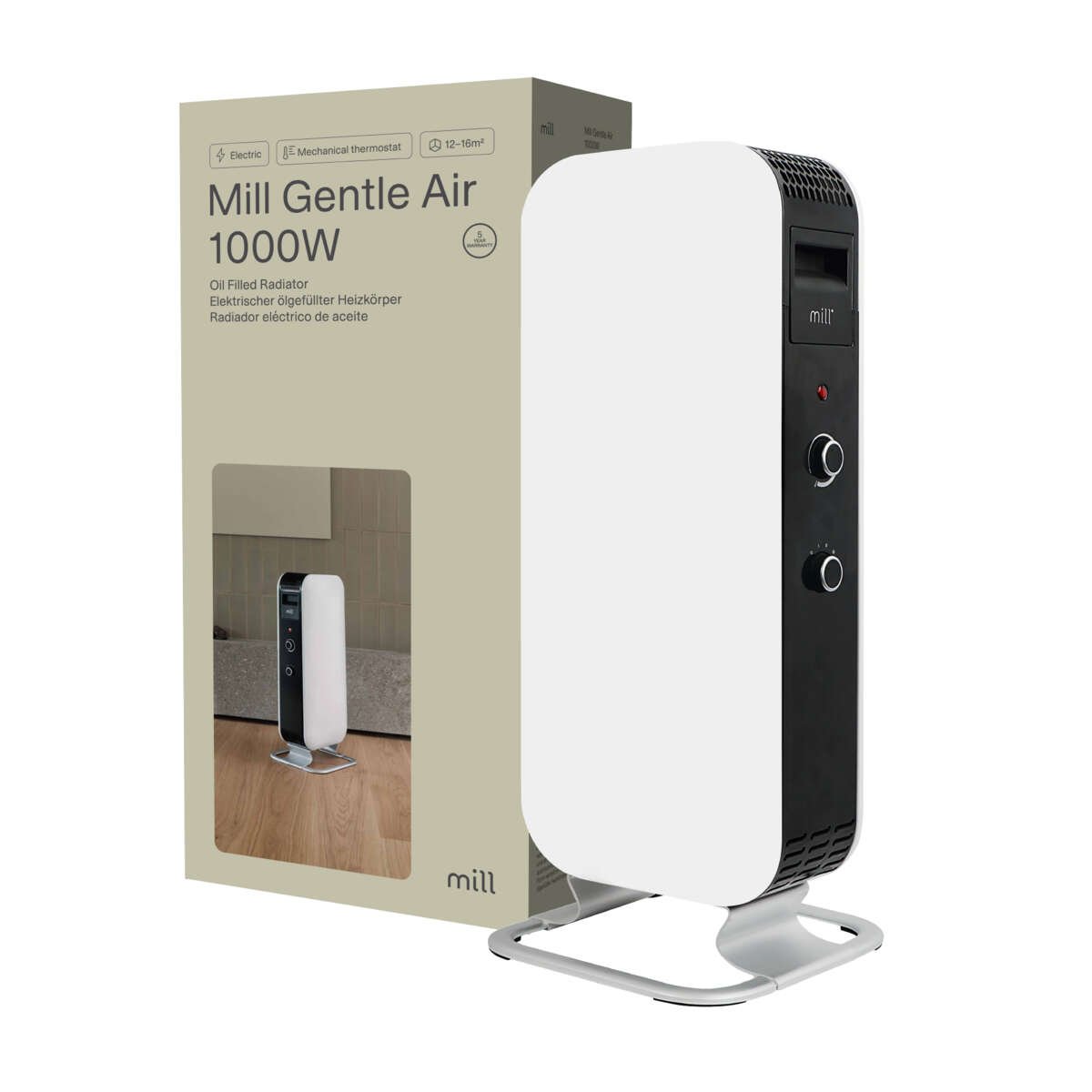 Mill Gentle Air Mec 1000W oljeovn