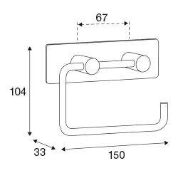 Pressalit Home toalettrullholder