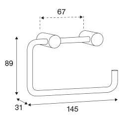 Pressalit Home toalettrullholder
