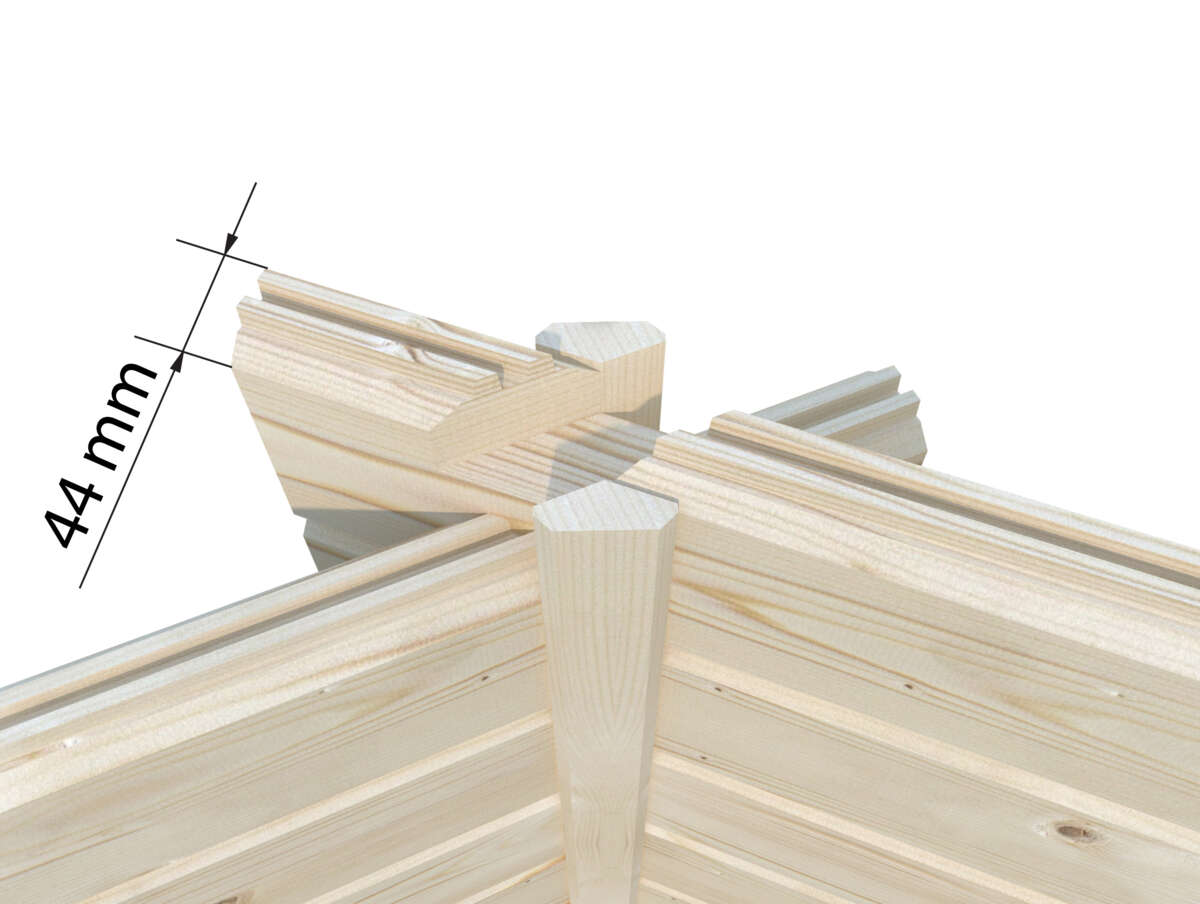 Palmako Hanna lysthus 14,1 m²