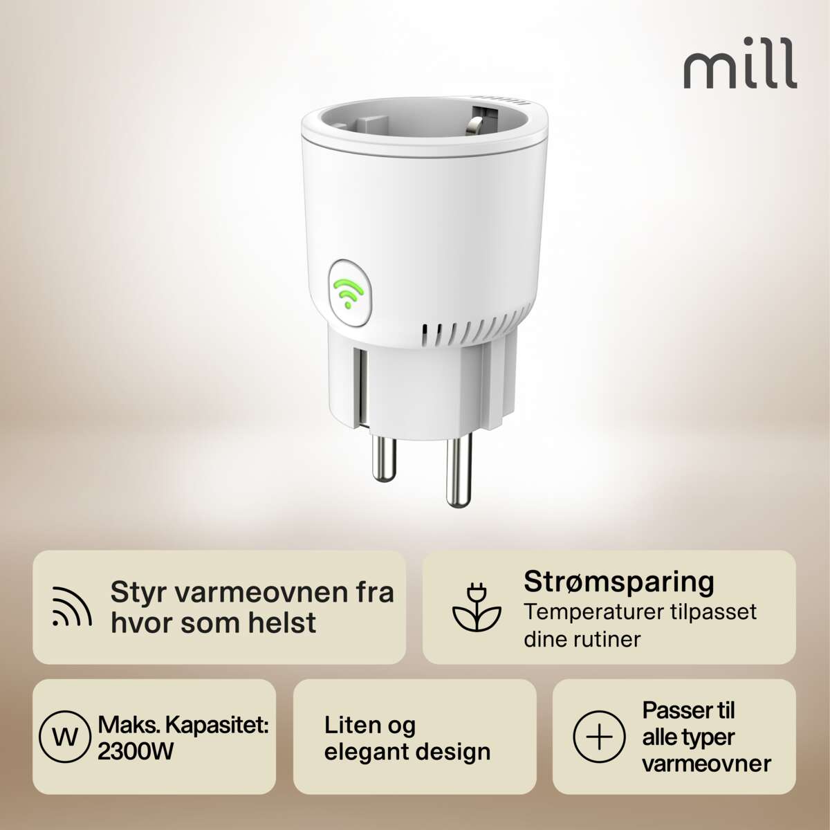 Mill Smart WiFi-plugg