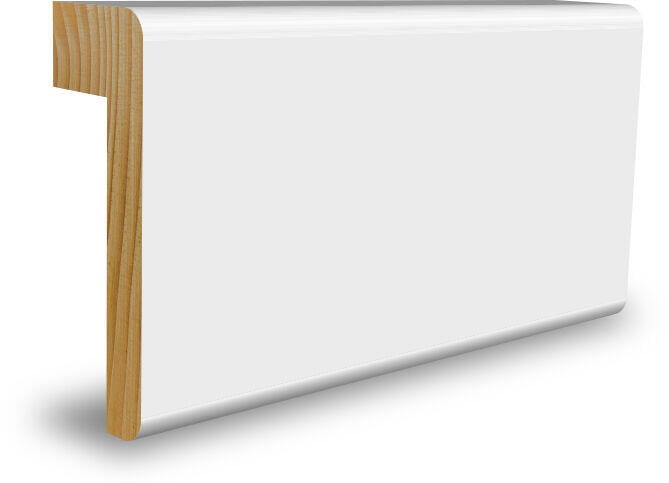 Combiwood 24x57x2200 utforingskarmlist rund malt