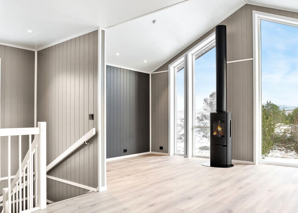 Combiwood 12x58x4400 gulvlist rund malt