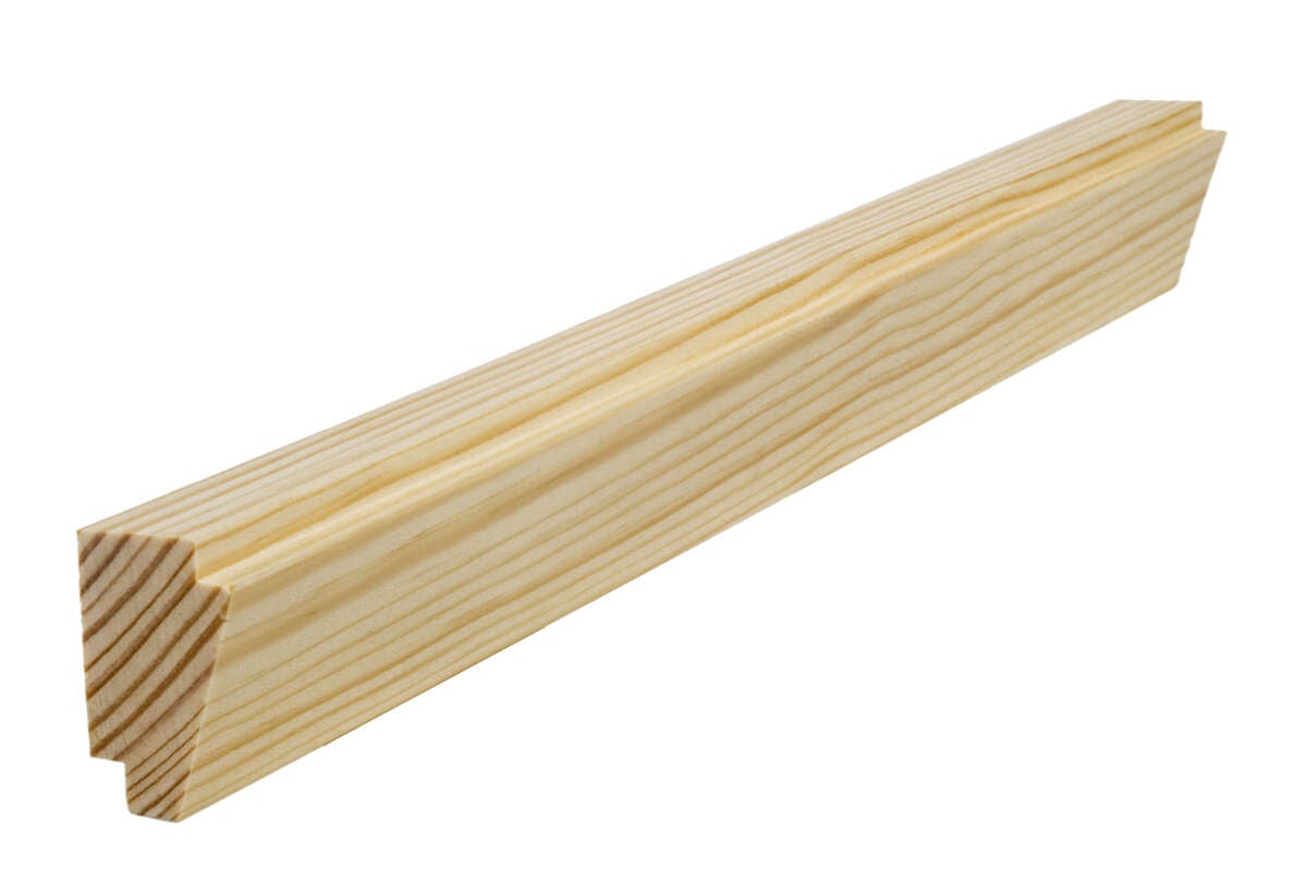 Combiwood 21x34 taklist dobbel skygge ubehandlet