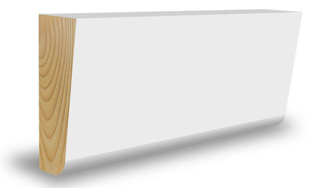 Combiwood 21x45x4400 taklist rund malt