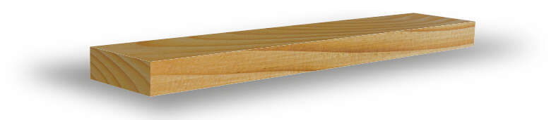 Combiwood 21x43x2400 glattkantlist malt/ubehandlet