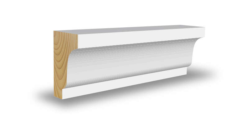 Combiwood 21x34x4400 taklist karnisprofil malt