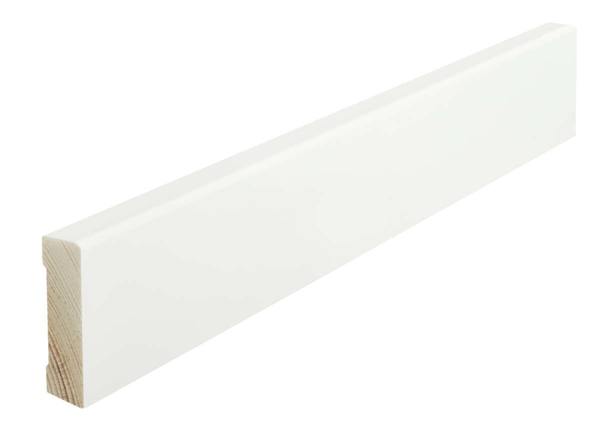 Combiwood 12x45x4400 gulvlist rund malt