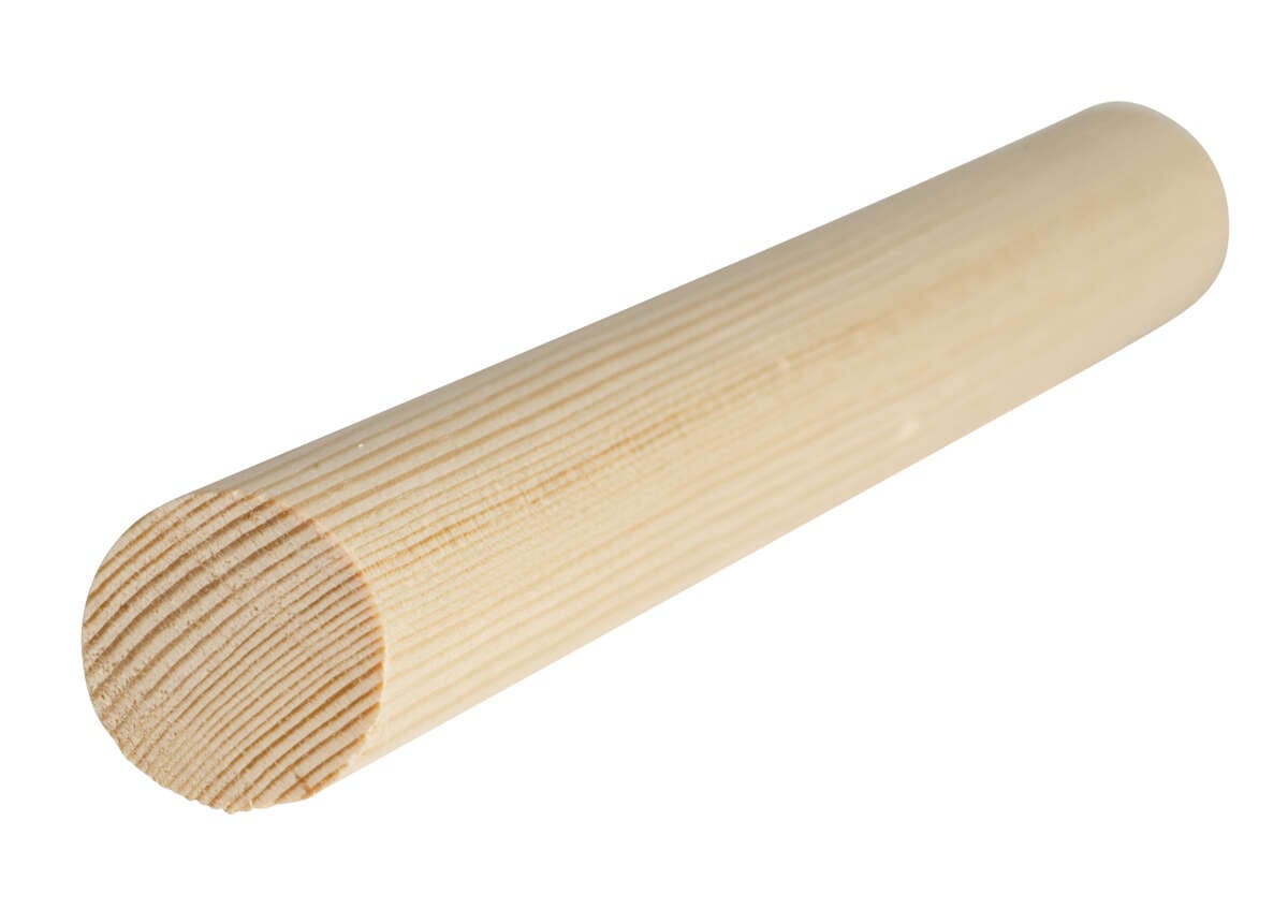 Combiwood 28x28 rundstokk ubehandlet